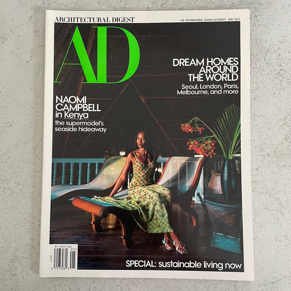 Architectural Digest May 2021 - Naomi Campbell